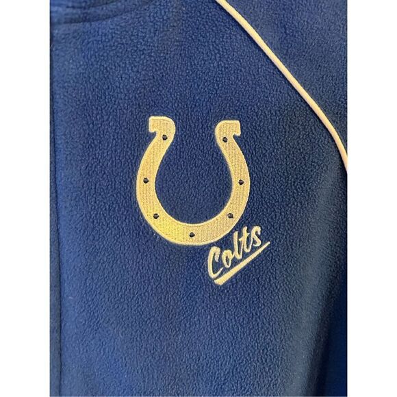 NFL Indianapolis Colts Fleece Reebok Jacket Women's Size Large (4469) - Picture 4 of 8